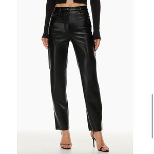 Aritzia Wilfred Melina Vegan Leather Pant